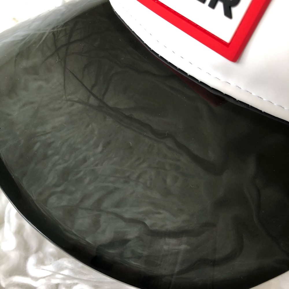 Hunter Sun Visor Hat White With Translucent Bill - image 5